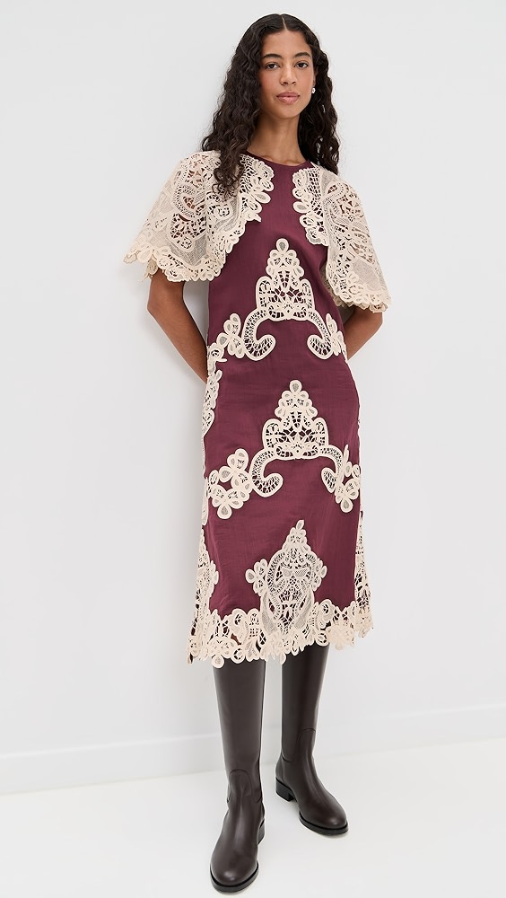 SeaMedina Lace Midi Dress